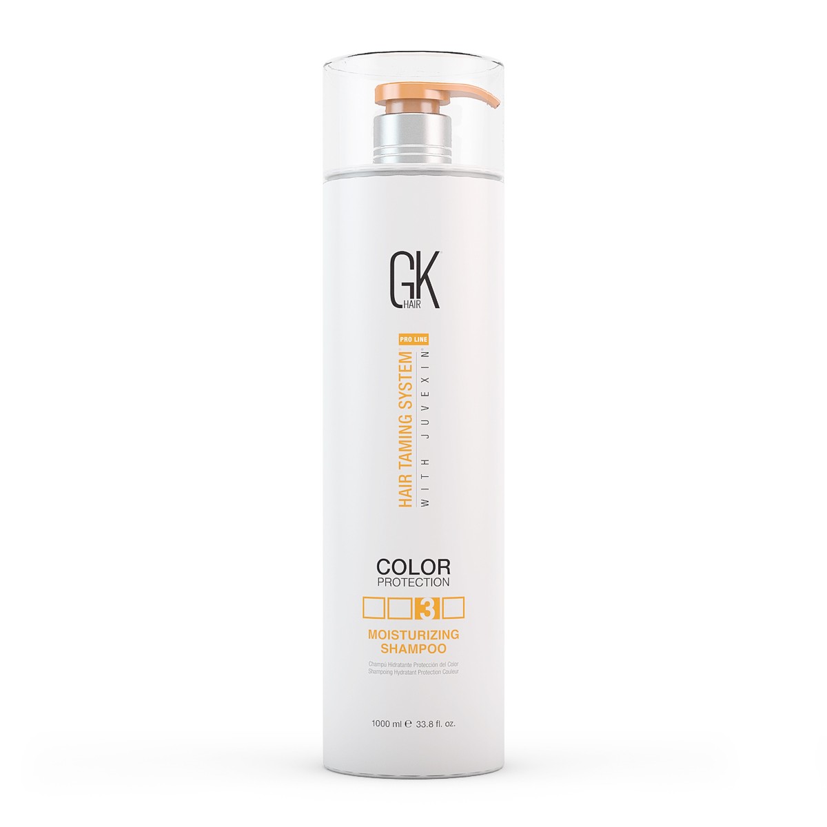 GK HAIR 3 Moisturizing Shampoo Color Protection (1000ml) Shampoo